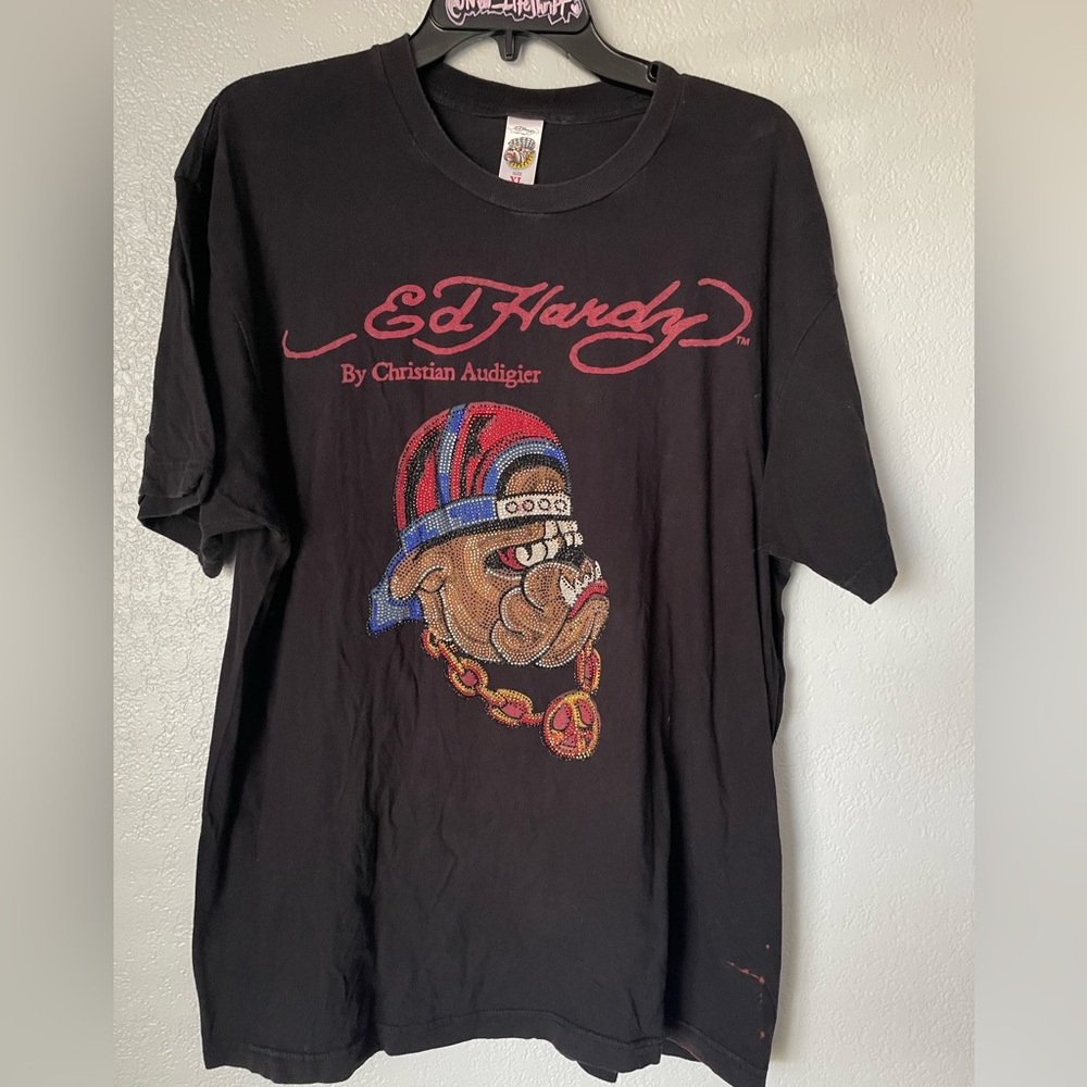 Vintage Ed Hardy rhinestone